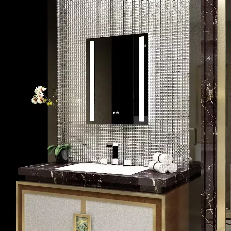 backlit led bathroom mirror